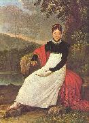 unknow artist Queen Caroline (Bonaparte) of Naples in the tradiontal costume of a Neapolitean farmer. Spain oil painting artist